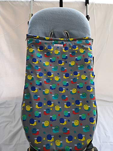 MOON-BEBE Universal-Fußsack für Kinderwagen, Baumwolle, wasserdicht, Braun