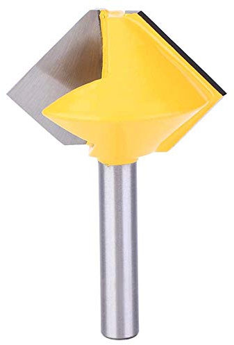 FTVOGUE Polygon Bird Mouth Router Bit 8 mm Fusto per lavorazione del legno (8 side)