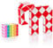 CUBIDI® Original Magic Snake - 48 Blöcke Rot | Knobelspiele für Kinder und Erwachsene | Ideal als Mitgebsel Kindergeburtstag, Kindergeburtstag Gastgeschenke oder kleine Geschenke für Kinder