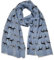 GFM® Schal mit Doggenmotiv (GD) Gr. 90, Gd-086-hlnl-denim blue