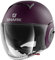 Jethelm Shark Nano Street Doppelvisier Neon Grau Violett Matt Größe L