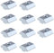 Create idea 10pcs Écrous Coulissants en T de Série 40 M6 Glissière de Filetage Écrou en T pour Profilé d'extrusion d'aluminium à Rainure en T en Acier au Carbone pour Fraiseuse CNC pour Imprimante 3D