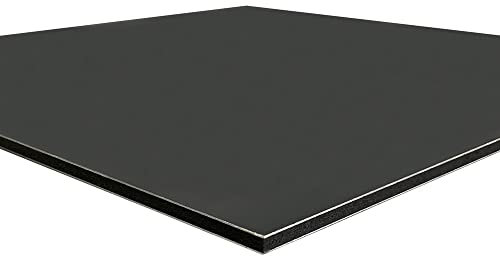 Panneau Composite Aluminium Couleur 3mm. Plaque Aluminium Composite. Plaque Alu - 700 x 700 mm - Gris -