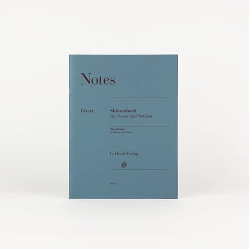 Sketchbook for music and notes. Quaderno pentagrammato a 14 righi e 32 pagine. HENLE VERLAG