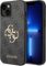 Guess PU 4G Metal Logo Case for iPhone 15 Grey - GUHCP15S4GMGGR
