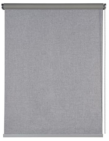 Estores enrollables Opacos Premium con galería y cadeneta en Aluminio de Máxima Calidad Estor Opaco Blackout Cortinas Dormitorio Opacas persianas STORESDECO | Gris 180 x 250 cm