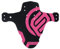 FIFTY-FIFTY Mountain Bike Fender, MTB Mudguard, Front and Rear Compatible Bicycle Mudguard, Fits 26, 27.5, 29, Plus Size and Fat Bike Wheel Sizes (Pink)