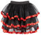 KUOSE Moulin Rouge Gothic Ballett tutu Unterrock Kleidung Kurzer Rock 3 Layers