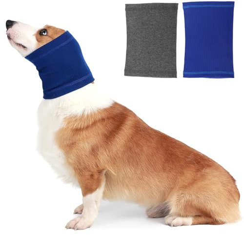 Dog Snood for Neck and Ears Warmer, Pet Dog Ear muffs, Protectors for Anxiety Relief Pet Snood Ear Muffs, Reducing Noise, Calming for Dachshund
