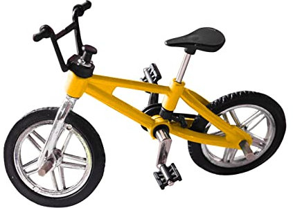 Simulation Mountain Bike Model Outdoor Scene Decoration Ornament Desk Gadgets (Yellow, One Size)