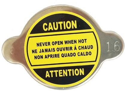 NOLOWY Tappo per radiatore in alluminio, 1,6 bar, piccolo serbatoio di espansione, universale, adatto per moto, ATV, auto