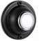 Eawfgtuw Pulsante rotondo per campanello in metallo, nero, cablato, illuminato, LED per porta d'ingresso, pulsante campanello, campanello a parete, nero