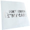 Kiwistar - Autoaufkleber - Chrom - 20x6cm Dont touch my Car Aufkleber für Auto, Laptop, Fahrrad, LKW, Motorrad mehrfarbig JDM Decal Racing