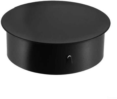 Cache-trou De Cheminée En Acier Inoxydable, Cache Tuyau, Couvercle De Trou De Cheminée, Bouchon Plat Résistant Aux Intempéries Pour Ouvertures De Maison (160 Mm)