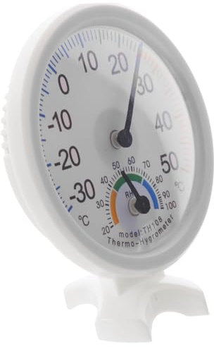 Sosoport Thermometer Und Hygrometer Mit Analogem Feuchtigkeits- Temperaturmessgerät Mini-hygrothermograph Für Kühlschränke Und Gefrierschränke Messbereich Bis Celsius