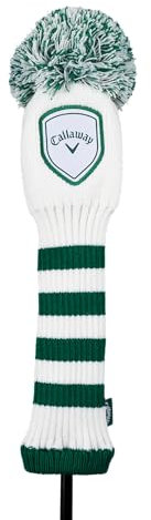 Callaway Golf Pom Pom Headcovers 2025, Driver, White/Green