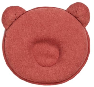 Candide - P'tit Panda Kissen für Baby-Kopfstütze, Marsala