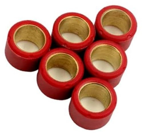 Pizgear Jeu de Galets de variateur for Scooter 16x13mm 4g 4.5g 5.5g 6g 7g, for modèles 50cc Buxy Elyseo Elystar Jetforce Looxor Ludix 2 Vivacity Poids des Galets de variateur de Scooter(Black 16x13mm