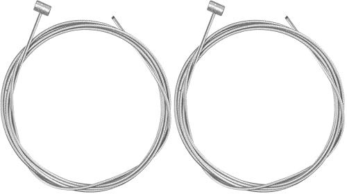 cyclingcolors Kabel 2m x 2.5mm kopfe 8x12mm Stahl rasenmäher Traktor bowdenzug gaszug motorhäcke innenzung (Packung mit 2)
