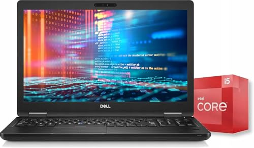 Dell Latitude 5590 Business Laptop, 15,6 Zoll FHD (1920x1080) Display, Intel Core i5-8350U, 8GB DDR4 RAM, 256GB SSD, US QWERTY Tastatur, Windows 11 Pro (Renewed)