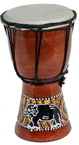 Djembe Trommel Bongo Drum Handtrommel Buschtrommel Percussion Kinder Fair Trade 30cm