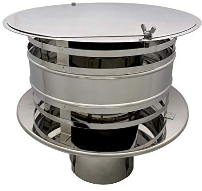 universal Hollandhaube mit Einschub und drehbarer Scheibe 180mm