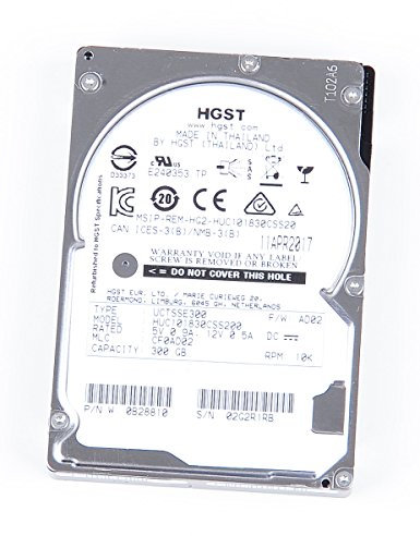 HGST Ultrastar C10K1800 300 GB 12G 10K SAS 2.5' Festplatte/Hard Disk - HUC101830CSS200