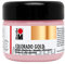 Marabu 12640025734 - Metallic Effektfarbe, Colorado Gold rosé gold 225 ml, auf Wasserbasis, lichtecht, wetterfest, schnell trocknend, zum Pinseln und Tupfen auf saugenden Untergründen
