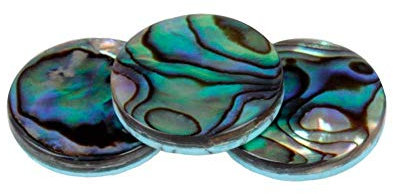 3 Pcs Trompete Finger Tasten, Bunte Abalone Shell Fingerschlüssel Tasten Set für Trompete Ersatzteile Zubehör