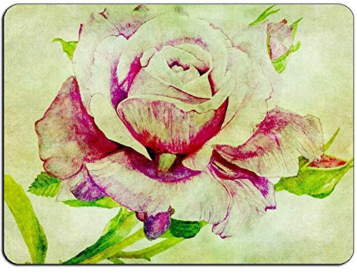 (Precision seamed) Rose Vintage MousePad -Non Slip Mouse Pad