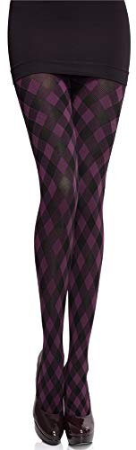 Merry Style Collant Opachi Donna MS 317 60 DEN(Viola, XL)