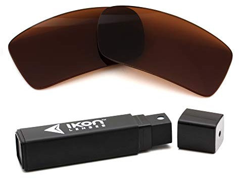 Polarisierte Ikon Ersatzgläser für Oakley Gascan Sonnenbrillen – verschiedene Optionen, Herren, Bronzefarben/Braun, Gascan