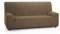 Martina Home Tunez Elastischer Sofabezug, Stoff, braun (Leder), 2 Sitze (120 bis 170 cm)
