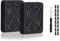 Easycargo 4pcs 40mm Fan Filter Grill Black with Screws (40mm)