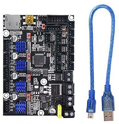 BIGTREETECH SKR Mini E3 V2.0 Steuerplatine 32 Bit Unterstützung TMC2209 TMC2208 UART-Treiber Upgrade 3D Drucker Motherboard für Ender 3, Ender 3 V2, Ender 3 Pro