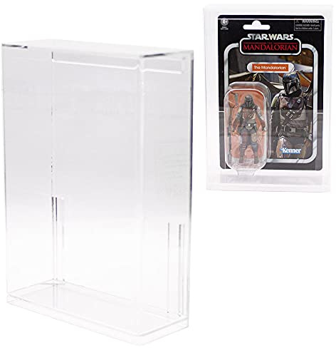 BITUXX Morax Acryl Case Aufbewahrungsbox Schaukasten für TWC Star Wars Mandolorian Figuren Figur (3X Aufbewahrungsbox)