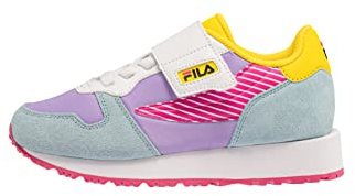 Fila Retroque Velcro Kids, Scarpe da Ginnastica, Viola Rosa Pavone, 34 EU