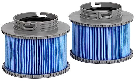 FFyan 2 Pièces Cartouches de Filtres de Piscine pour Filtre Spa, Pompe à Cartouche Filtrante pour MSPA FD2089 Remplacement des Filtres pour Piscine, Hotsubbs et Spas