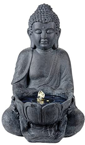 FUENTE BUDA LUZ SOLAR 45X29.5X28CM