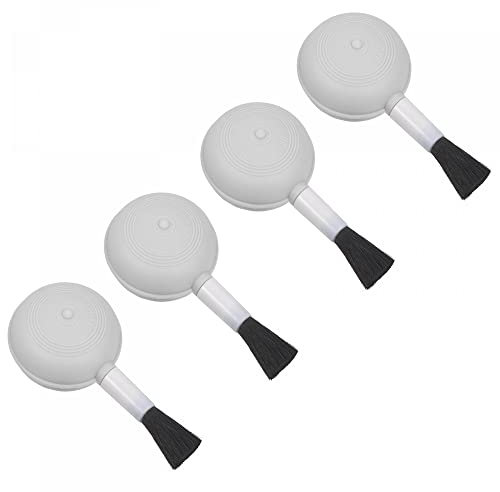 sourcing map Aire Polvo Soplador y Suave Cepillo 4 Paquetes 20mm Teclado Limpieza Cepillo para Portátil Computadora Pantallas Teclado Ventana Gris