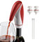 CIRCLE JOY Aérateur de Vin Électrique Bec Verseur Vin Rechargeable 3-en-1 Décanteur de Vin Distributeur Conserveur Forme de Pingouin Cadeaux pour Les Amateurs de Vin, Rouge