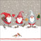 20 Servietten Wichtel Gnom Zwerge Weihnachten 33 x 33