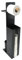 Spirella Combiné WC avec Support Smartphone Acier & Bambou Yoni Noir Mat