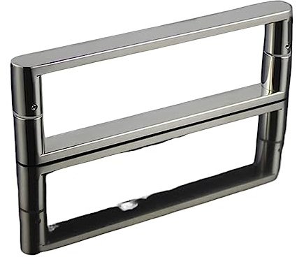 BAZAC Stainless Steel Bathroom Shower Room Glass Door Handle/Push-Pull Handle, Hole Center Spacing 165mm/200mm/275mm-165mm