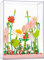 Pinke Wildblumenstrauß Bausteine Set, Blumen Bausteine Mit Acryl Vitrine, Home Deko, Botanische Sammlung, Set für Erwachsene, Nicht Kompatibel mit Lego (482 Teilige)