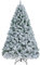 Yaheetech Albero di Natale Bianco 152,5 cm Innevato Artificiale Effetto Realistico con Supporto in Metallo Innevati Folto Pieghevole Decorazione Nataliaza con Neve