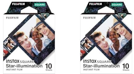 INSTAX Square Film Star Illumination, 10 Stück (Packung mit 2)