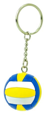BKstuff Portachiavi Pallavolo Basket Palla Gadget Sportivo per Squadra (Pallavolo, Modello 4)