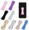 8 Pack Smartphone Finger Holders, Self-Adhesive Phone Grip, Mobile Phone Backhand Strap, Phone Finger Stand, Phone Accessories for One-Handed Use (8 Colors)