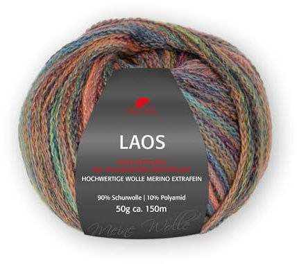 PRO LANA Laos - Farbe: Koralle (84) - 50 g/ca. 150 m Wolle